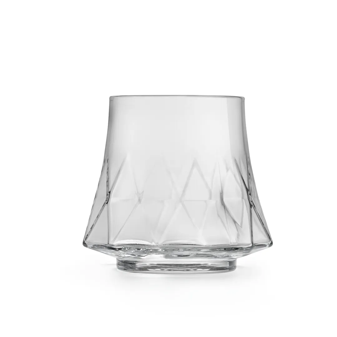 ONIS O-1003086 Double Old Fashioned Glass, 9.75 oz Capacity, 3.71" Dia x 3.26" H, Clear Glass