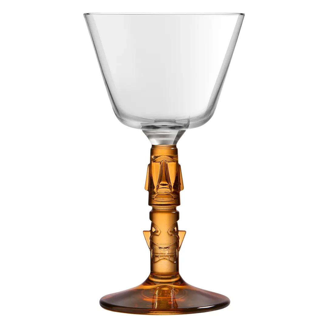 ONIS O-1003286 Tiki Mai Tai Cocktail Glass, 6.75 oz (6 oz), 3.54" Dia x 6.43" H, Clear Glass
