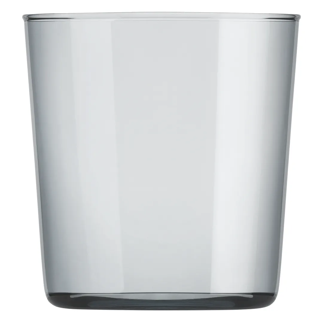 ONIS O-1005818 Double Old Fashion Cocktail Glass, 13 oz (3.45"), Grey Glass