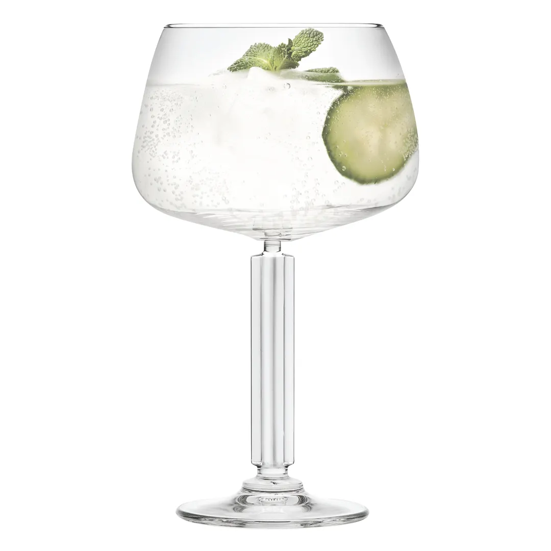 ONIS O-1006251 Gin & Tonic Glass, 19 oz Capacity, 4.37" Diameter x 7.44" Height, Clear Glass