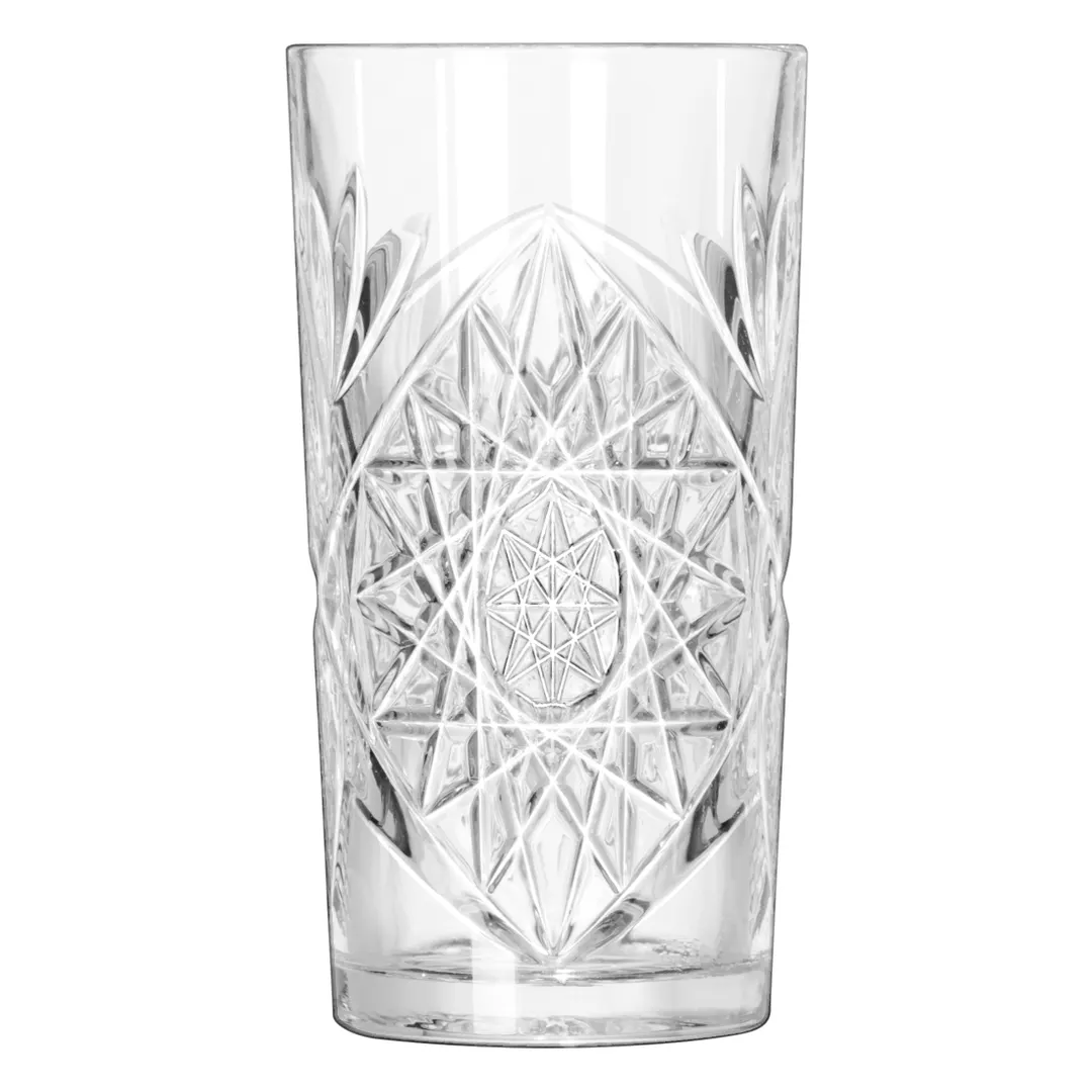 ONIS O-1006279 Icon Cooler Glass, 16 oz Capacity, 3.28" Diameter x 6.15" Height, Clear Glass