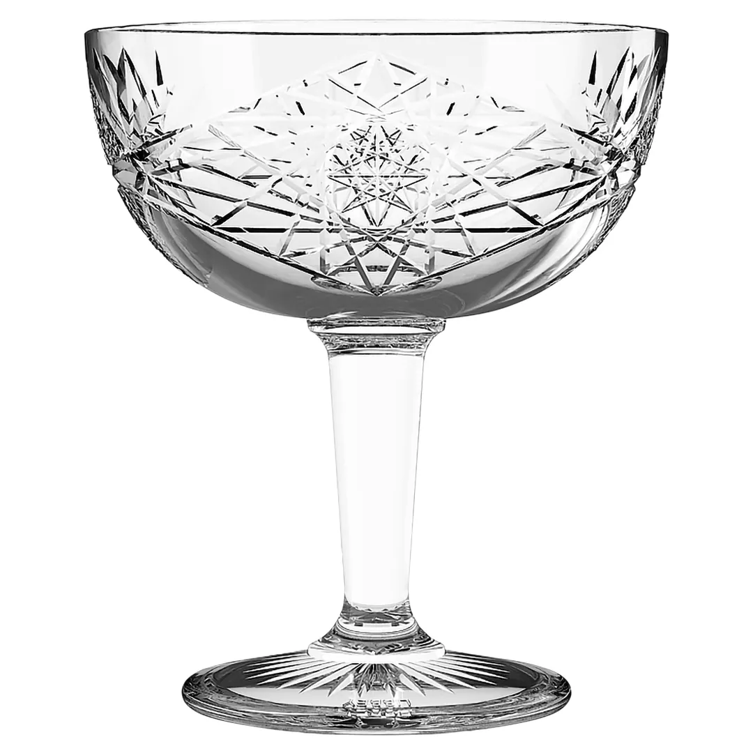 ONIS O-1006305 Icon Coupe Cocktail Glass, 8 oz, 4.09" Dia x 4.76" H, Stem Base, Clear Glass
