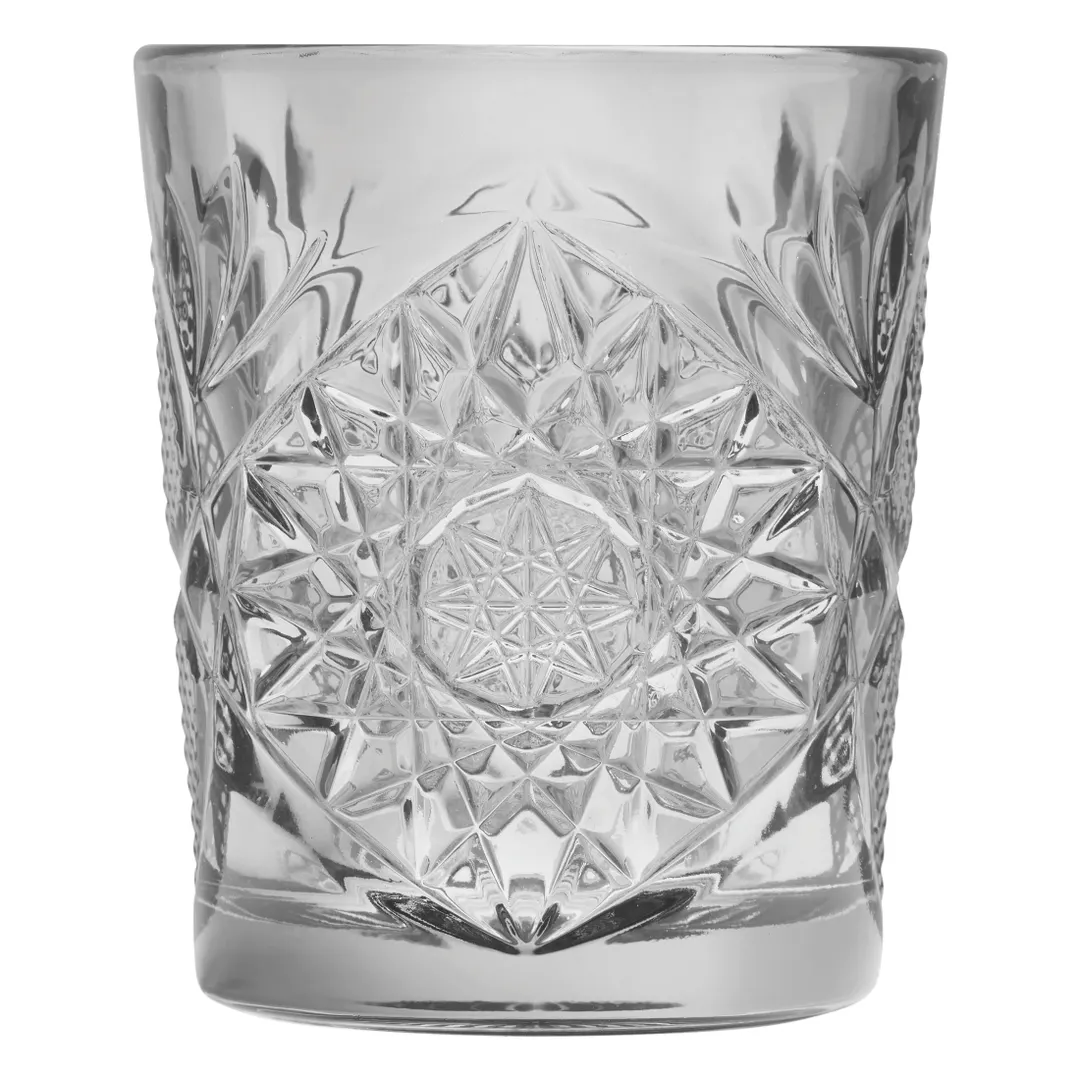 ONIS O-1006367 Double Old Fashion Cocktail Glass, 12 oz, 3.5" Dia x 4.17" H, Grey Glass