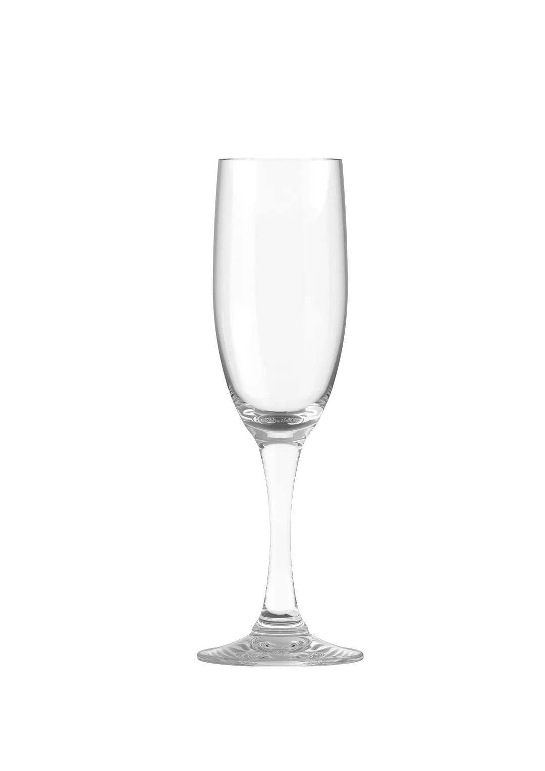 ONIS O-1006429 Perfection Flute Milkshake Glass, 2.72" Height, 6.5 oz Capacity, Soda Lime Glass