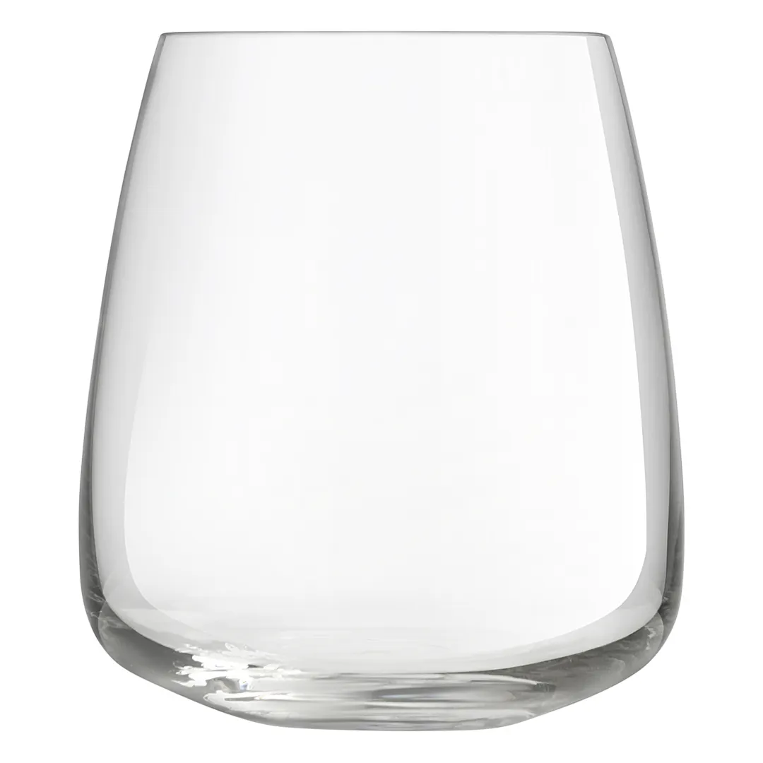 Royal Leerdam RL-1001604 Tumbler, 15.25 oz (13-16 oz) Capacity, 3.48" Dia x 3.98" H, Glass
