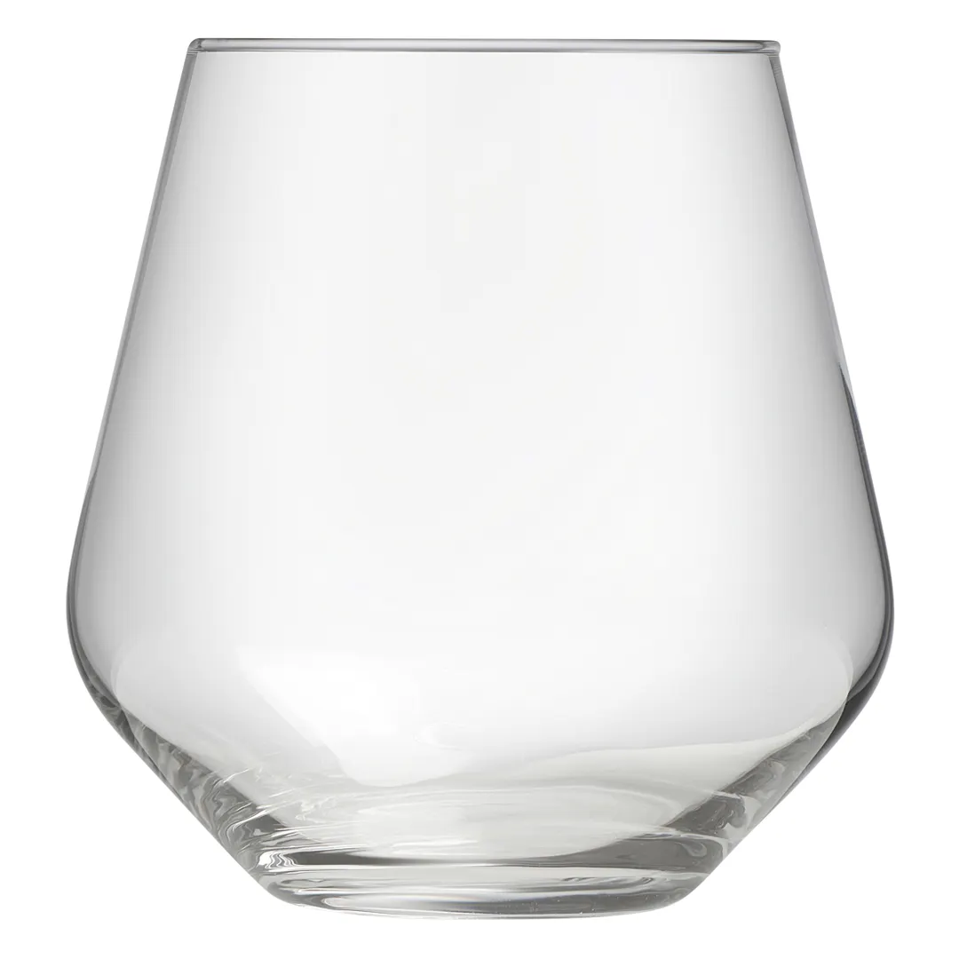 Royal Leerdam RL-1005491 Carre Tumbler, 16 oz Glass, 3.76" Dia x 3.98" H, Clear Crystal