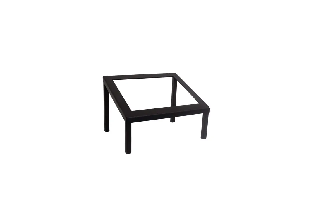 Select Concept SEL014 Display Stand, 9.170"W x 11.290"D x 7.320"H Black Steel Riser Wood Base