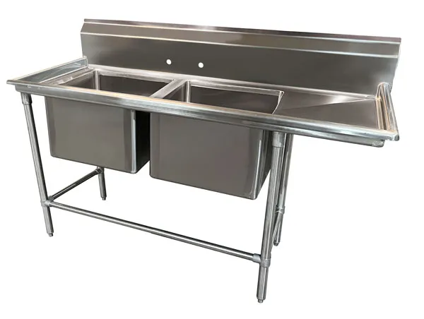 Advance Tabco 94-62-36-36R (2) Two Compartment Sink