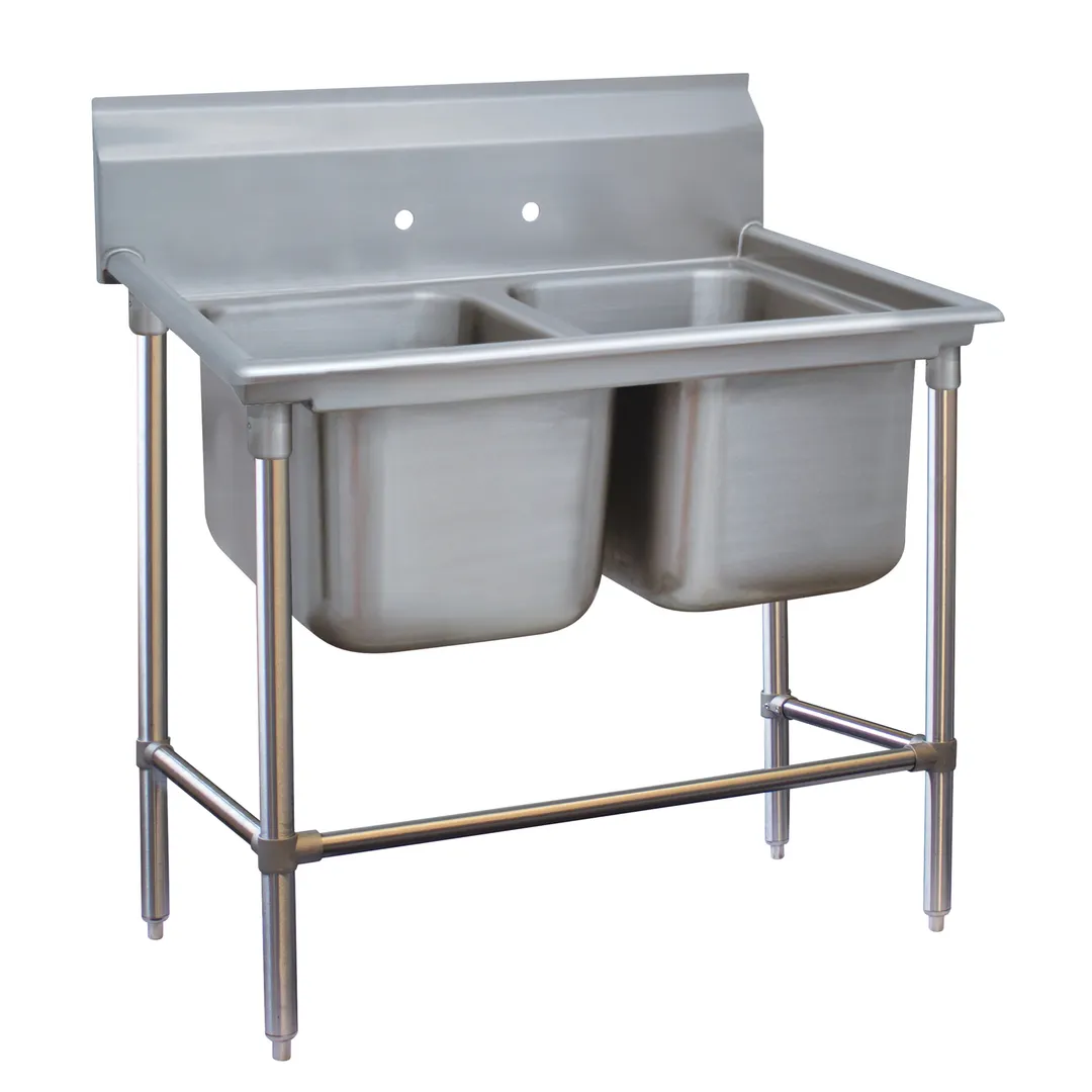 Advance Tabco 94-62-36 (2) Two Compartment Sink