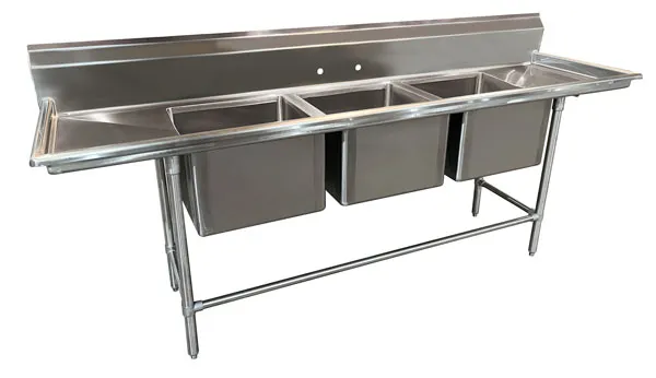Advance Tabco 94-63-54-18RL (3) Three Compartment Sink