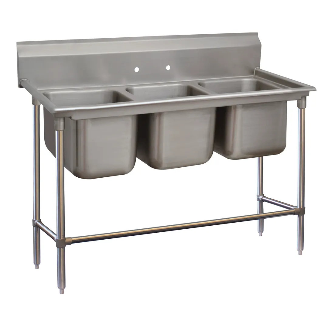Advance Tabco 94-63-54 (3) Three Compartment Sink