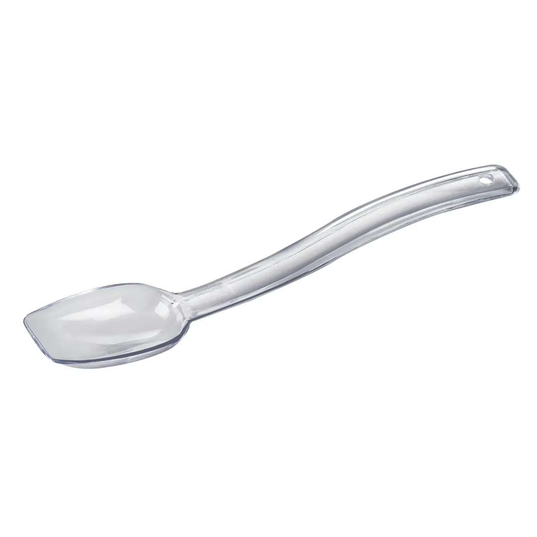 Cal-Mil 1029-1L Condiment Spoon, 1/2 oz Capacity, 8-1/4" Length, Clear BPA-Free Plastic
