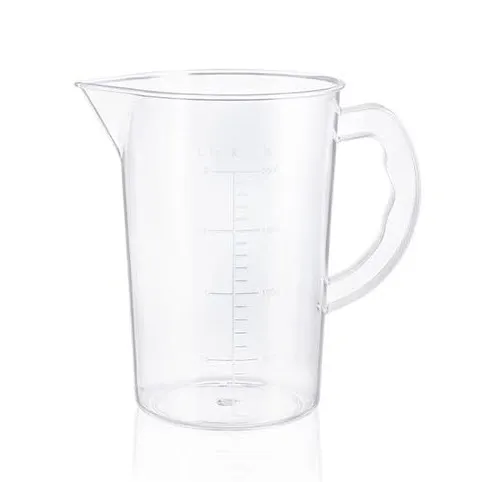 Carlisle 02365 Araven Measuring Cup, 2.1 qt., Handle, Scale, Clear, BPA Free, Polypropylene
