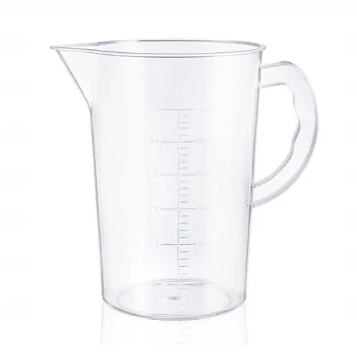 Carlisle 02366 Araven Measuring Cup, 3.1 Qt, Polypropylene, Clear, BPA Free, Dishwasher Safe