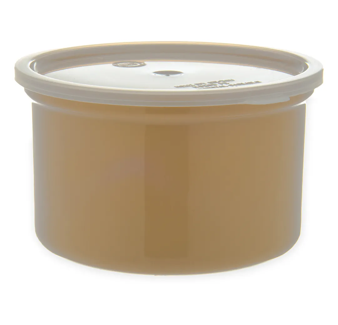 Carlisle 031606 Classic Crock, 1.5 qt., Beige, SAN, High-Gloss Finish, Snap-On Lid