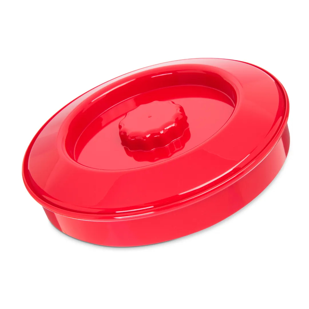 Carlisle 047005 - Tortilla Server Set, 7½" Diameter with Lid, Stackable, Polycarbonate, NSF Certified