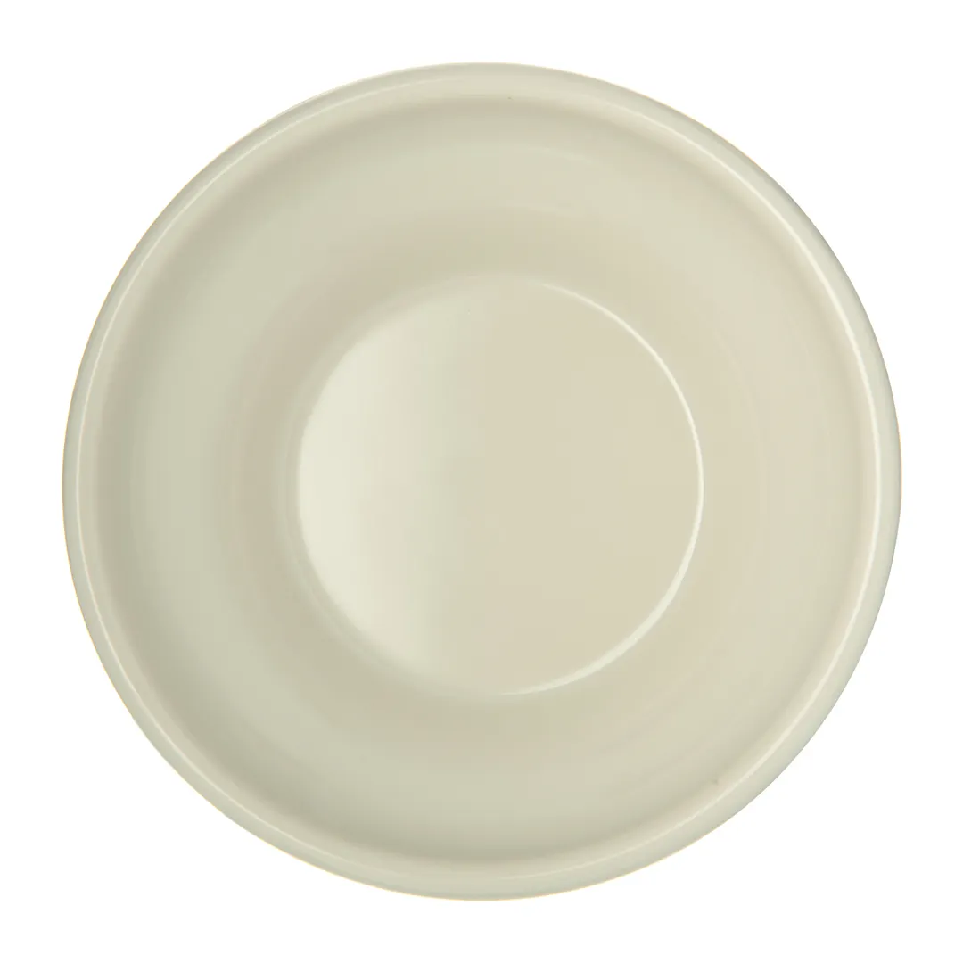 Carlisle 087542 - 5 oz Bone Melamine Sauce Dish, 4" Round, Dishwasher Safe, NSF Certified, BPA Free