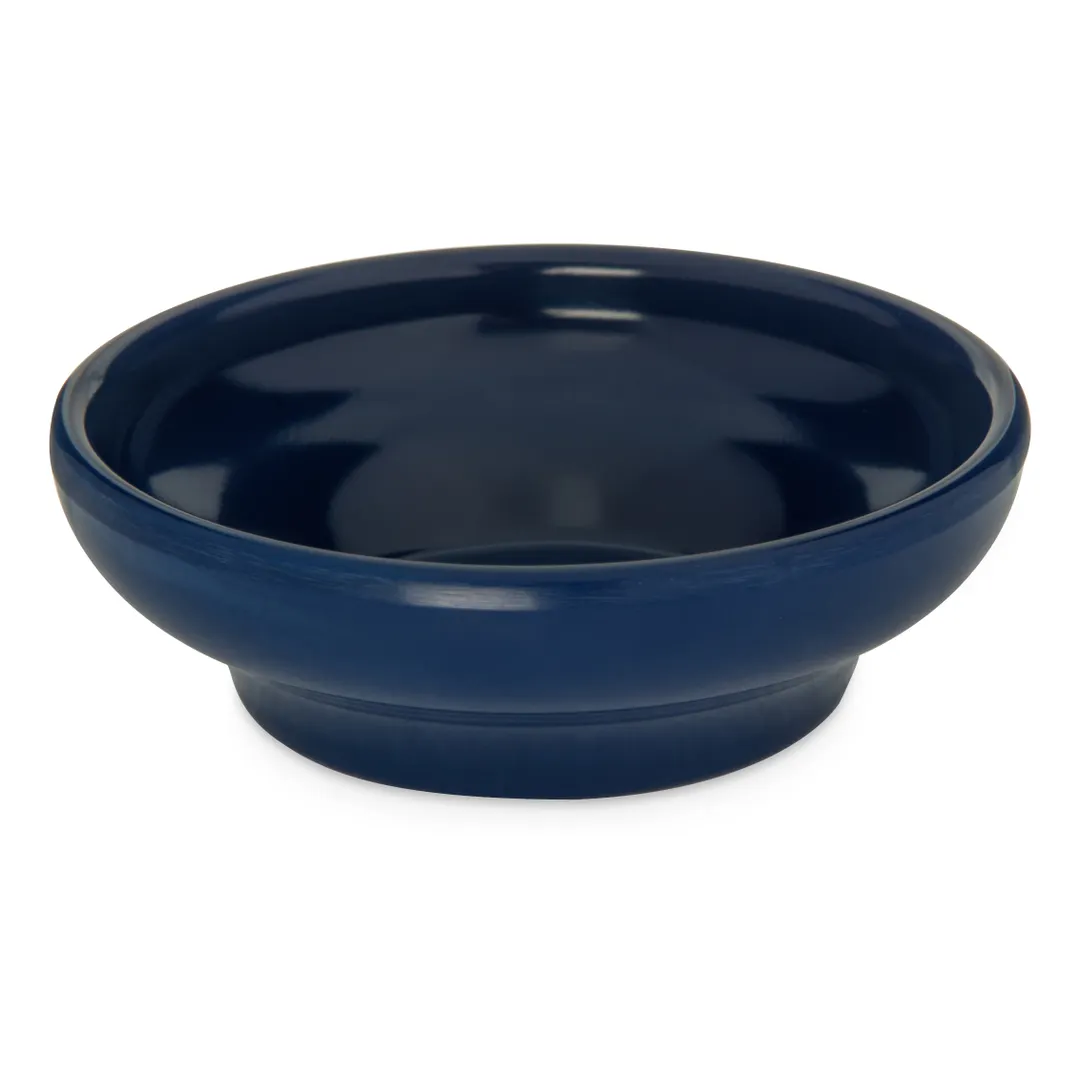 Carlisle 087560 - 5 oz Blue Melamine Sauce Dish, 4" Round, Safe, NSF Certified - 1/Each