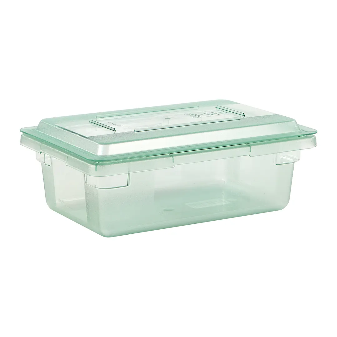 Carlisle 10617C09 StorPlus Food Storage Lid, 18"L x 12"W, Green PC, Lock‑Tight, NSF Certified