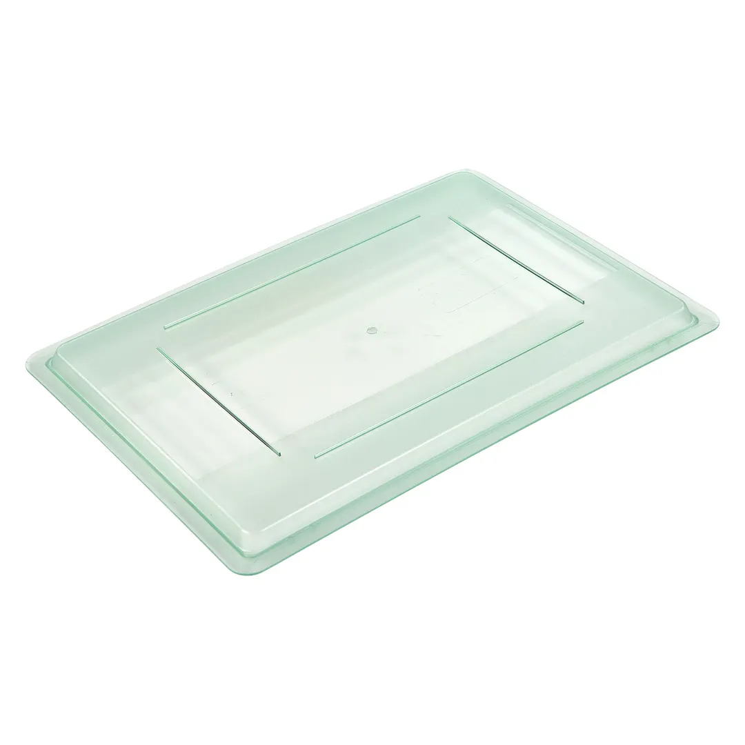 Carlisle 10627C09 StorPlus Food Storage Lid, 26"L x 18"W, Green Polycarbonate, Lock‑Tight - 1/Each