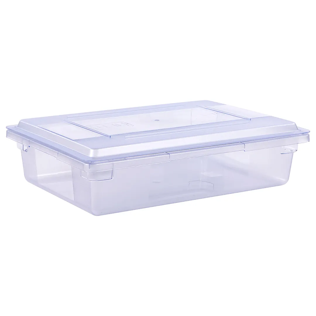 Carlisle 10627C14 StorPlus Food Storage Lid, 26"L x 18"W, Blue Polycarbonate, Lock‑Tight, Stackable