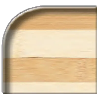 Carlisle 1216LWFG092 Cafeteria Tray, 16-3/8"L x 12"W, Fiberglass Woodgrain, Break-Resistant
