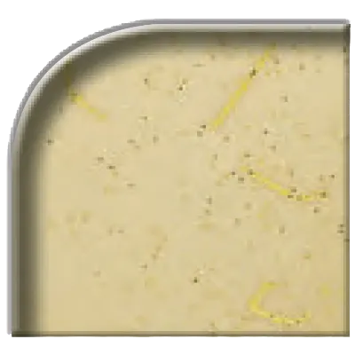 Carlisle 1418LDFG031 Glasteel Cafeteria Tray, 18"L x 14"W, Fiberglass, Starfire Beige, Rectangular