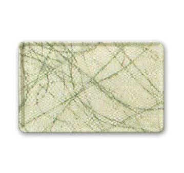 Carlisle 1418LDFG031 Glasteel Cafeteria Tray, 18"L x 14"W, Fiberglass, Starfire Beige, Rectangular