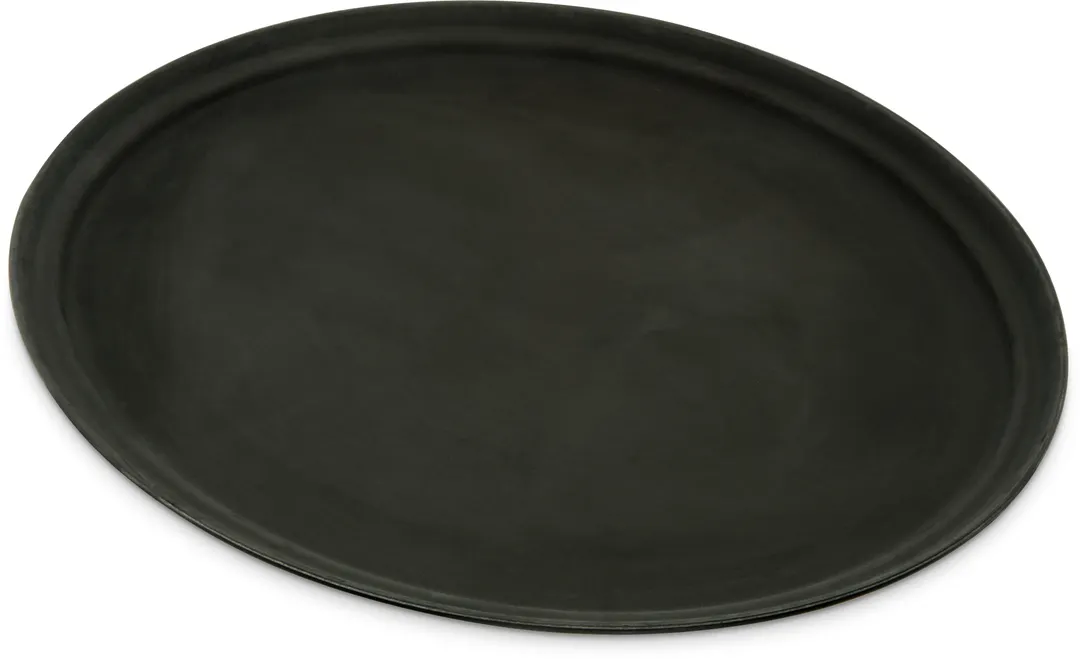 Carlisle 2700GL004 GripLite Serving Tray, 22" x 27", Rectangular, Non-Skid, Polypropylene, Black