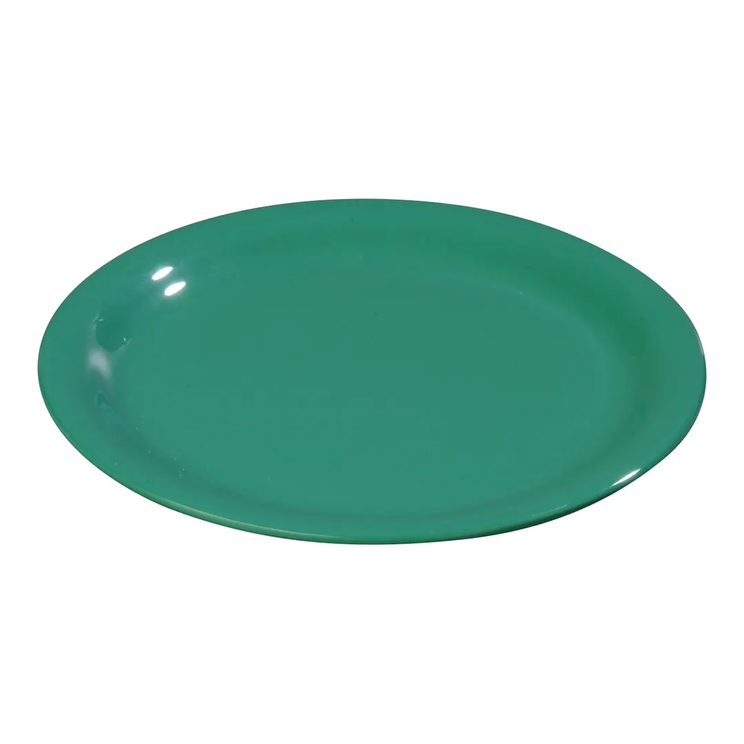Carlisle 3300809 - Sierrus™ Pie Plate, 6.5" Narrow Rim Melamine Plate, Meadow Green, Dishwasher
