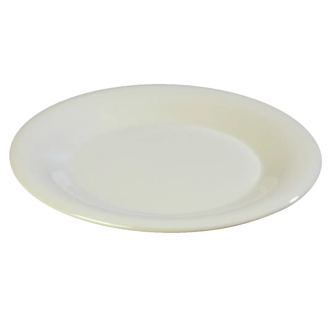 Carlisle 3301042 Sierrus™ Dinner Plate, 10.5" Wide Rim, Bone Melamine, Safe, NSF, BPA‑Free