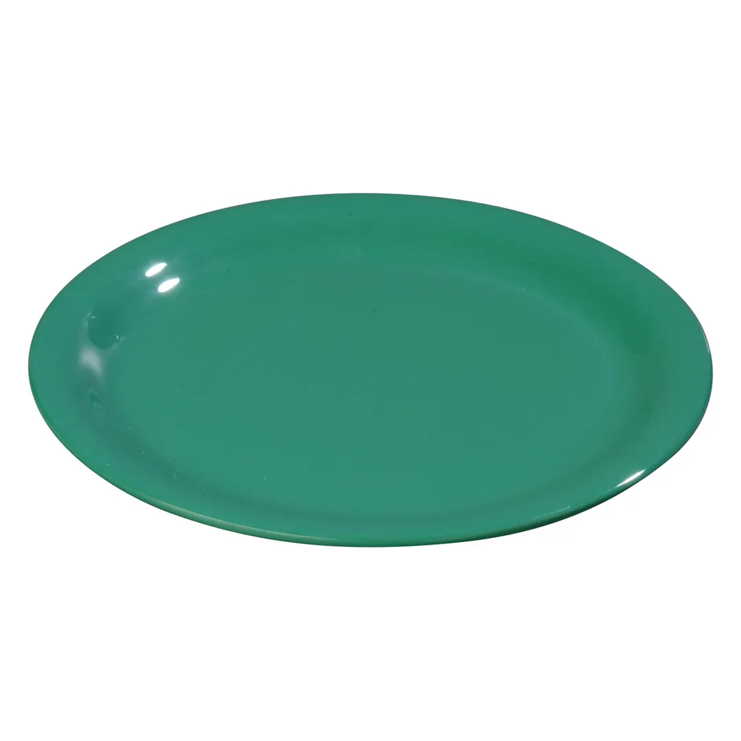 Carlisle 3301609 Sierrus™ Salad Plate, 7-1/2" Wide Rim, Meadow Green Melamine, BPA‑Free, NSF‑Certified