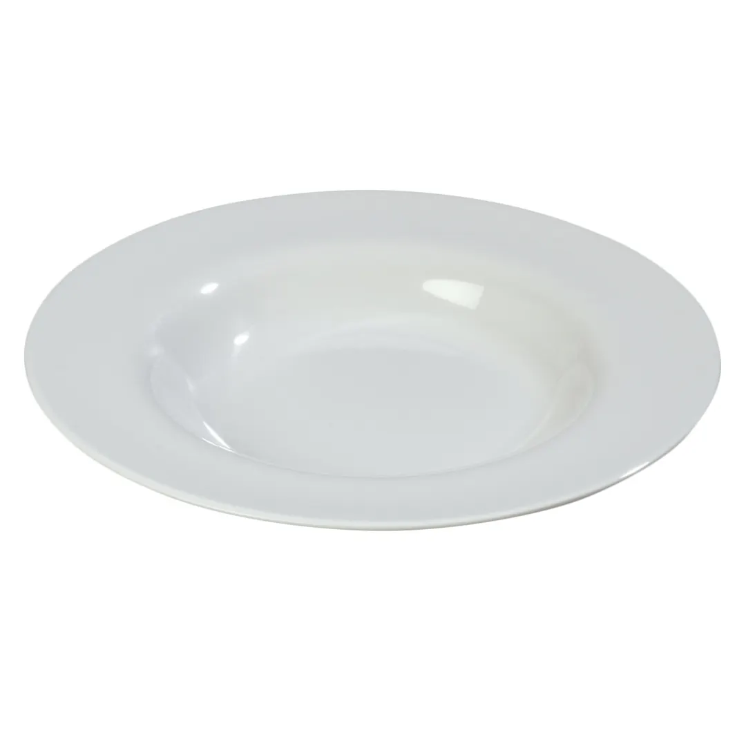 Carlisle 3303002 - Sierrus™ Chef 12" 20‑Ounce Melamine Bowl, White, Dishwasher Safe, BPA‑Free, NSF