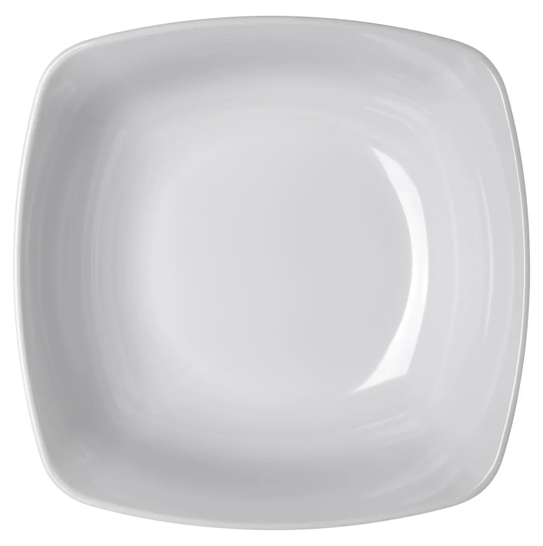 Carlisle 3336202 - 8 Qt (13-3/4") Flared Bowl, Melamine White, Dishwasher Safe 212°F, NSF, BPA Free