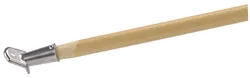 Carlisle 362040500 Flo‑Pac Juno Block Handle, 60" Long Wood Mop Broom Squeegee Handle – No Frame