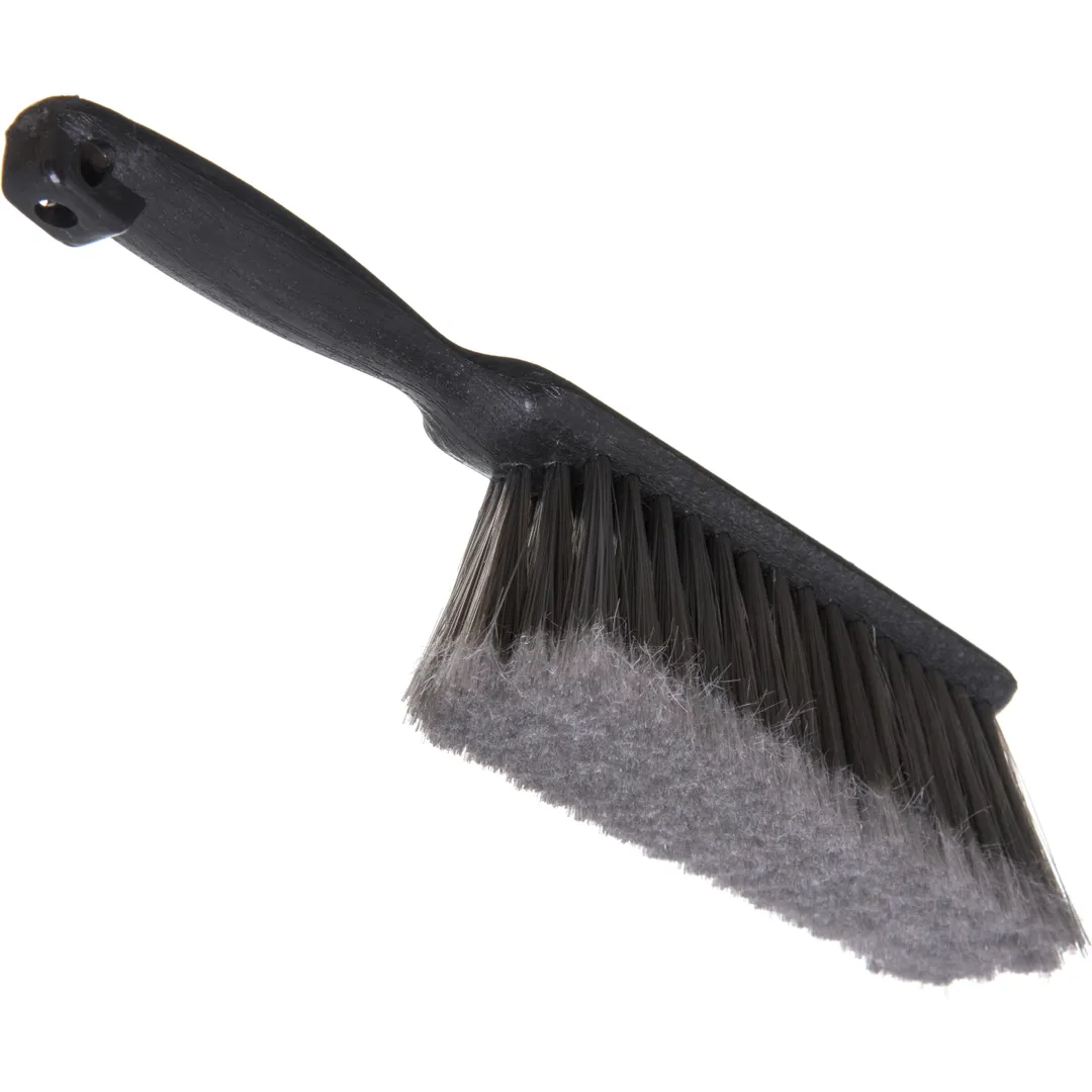 Carlisle 3621123 Bench Brush, 13" Long, 8"L x 2½"H Polypropylene Bristles, Gray Handle, BPA‑Free