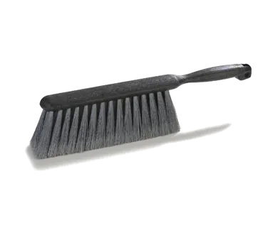 Carlisle 3621123 Bench Brush, 13" Long, 8"L x 2½"H Polypropylene Bristles, Gray Handle, BPA‑Free