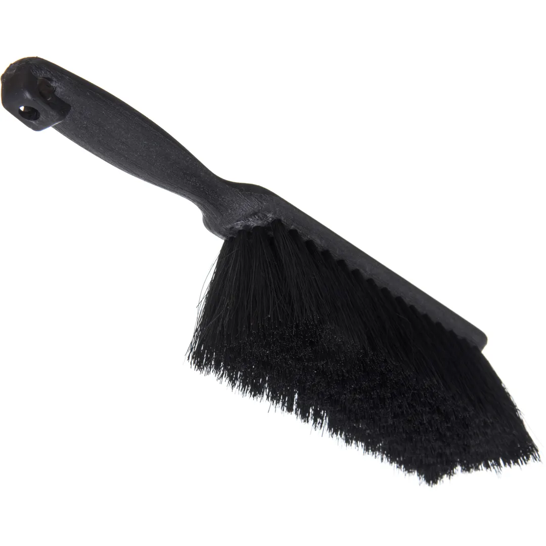 Carlisle 3625903 Counter Bench Brush, 8" Black Plastic Block, 2-1/2" Tampico Bristles