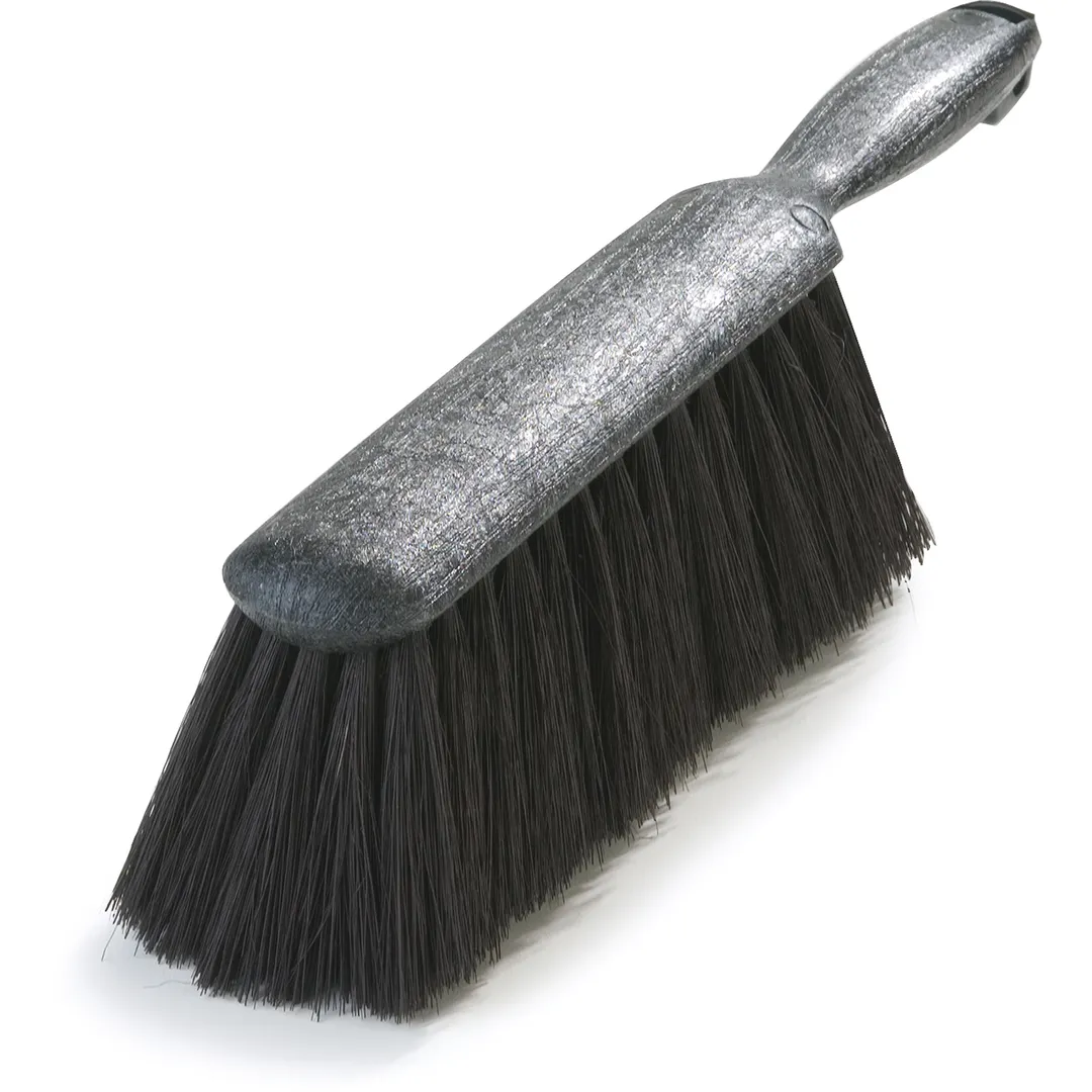 Carlisle 3625903 Counter Bench Brush, 8" Black Plastic Block, 2-1/2" Tampico Bristles