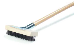 Carlisle 36372500 Sparta Oven/Grill Brush, 30" long, Stainless Steel Bristle, Wooden Handle