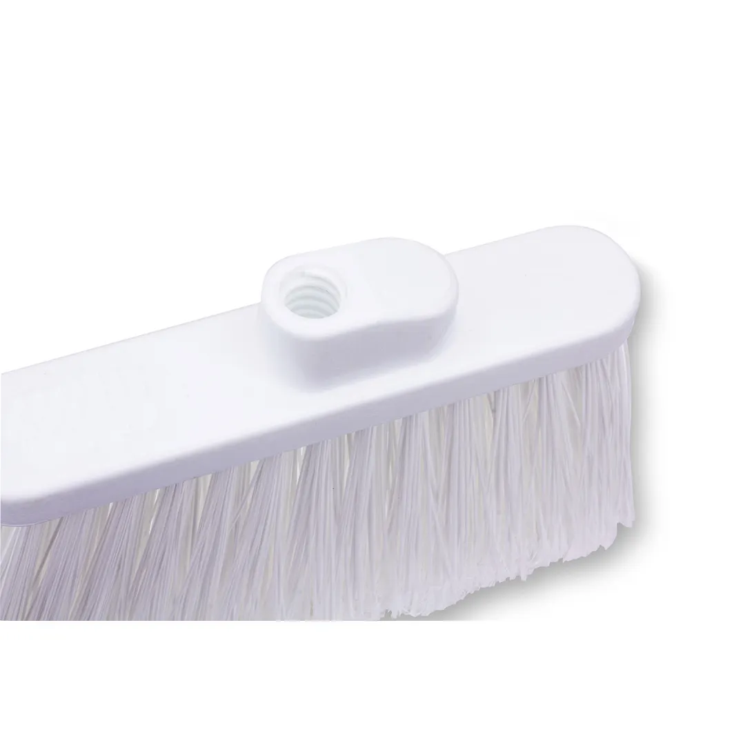 Carlisle 36867EC02 Sparta Duo-Sweep Broom Head, White Polyester Bristles, 24" Sweep Width