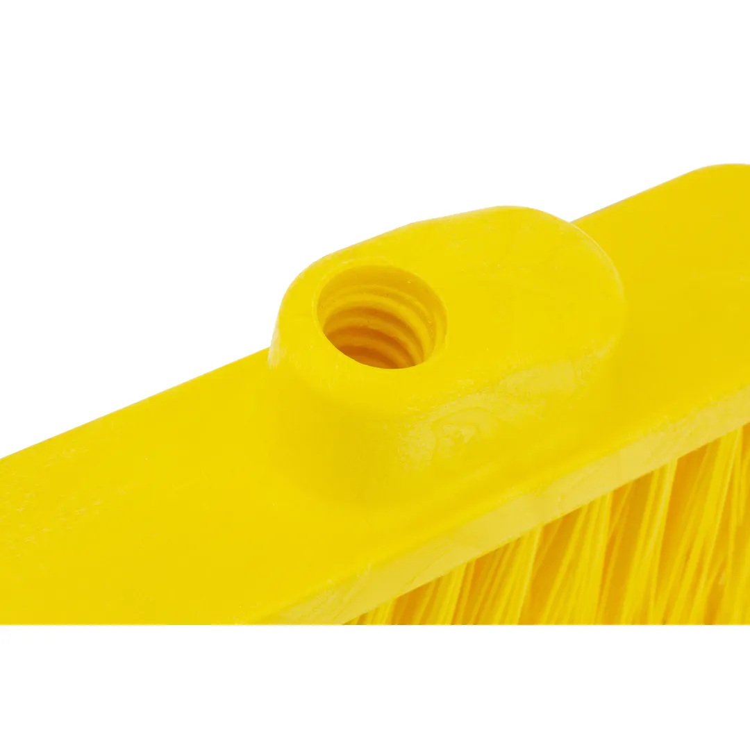 Carlisle 36867EC04 Sparta Duo‑Sweep Broom Head, Lobby Style, Yellow Flagged Polyester Bristles
