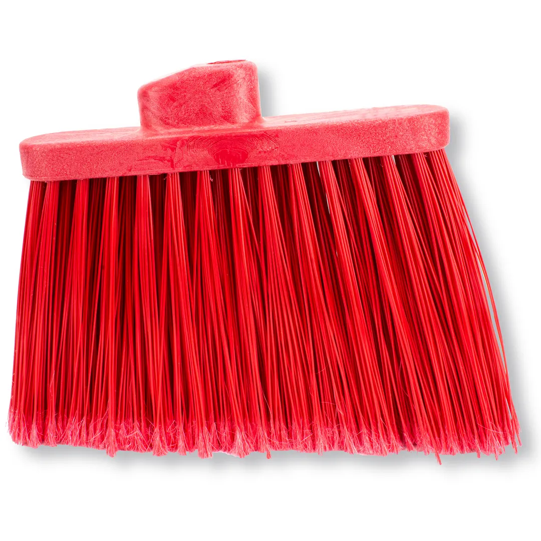Carlisle 36867EC05 Sparta Duo‑Sweep Broom Head, Lobby Red Flagged Polyester Bristles, Commercial