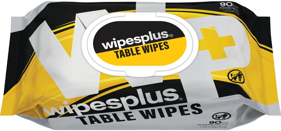 Carlisle 37665 WipesPlus Table Wipes Refill Pack, White, Hand Soap & Sanitizer Dispenser Fit - Case