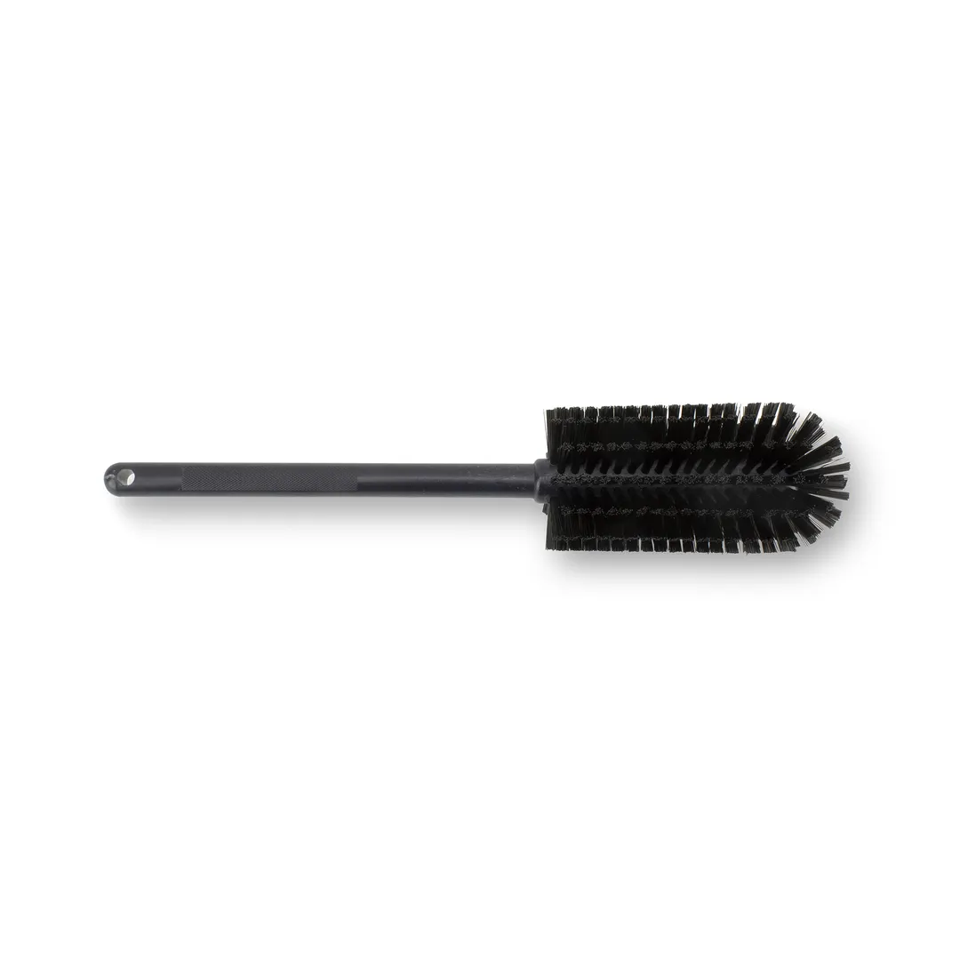 Carlisle 40001EC03 Bottle Brush 16" Long 3-1/4" Dia Polyester Bristles Black Plastic Handle BPA Free
