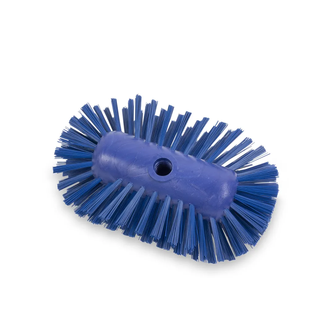 Carlisle 40043EC14 Sparta Tank & Kettle Brush, 9-1/2"L x 5-1/2"W, Polyester Bristles, Blue