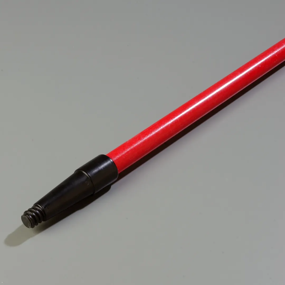 Carlisle 4022005 Sparta Spectrum Fiberglass Red 60" Threaded Handle for Mop, Broom & Squeegee