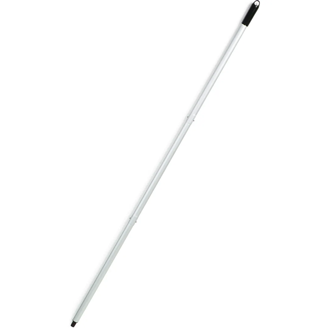 Carlisle 4022400 60" x1" Aluminum Mop, Broom & Squeegee Handle - 3-Piece Y-Connectors, Hanging Hole
