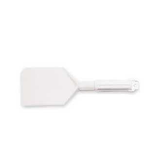 Carlisle 4035002 Spatula, 13-1/2" L, 7-1/2" x 4-1/2" Nylon Blade White Heat‑Resist 300°F Black/Cherry