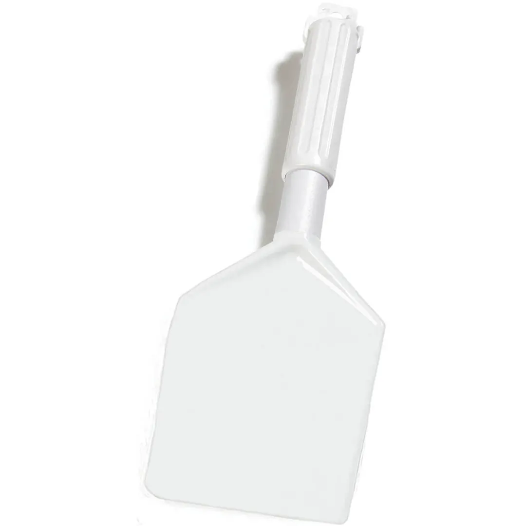 Carlisle 4035002 Spatula, 13-1/2" L, 7-1/2" x 4-1/2" Nylon Blade White Heat‑Resist 300°F Black/Cherry